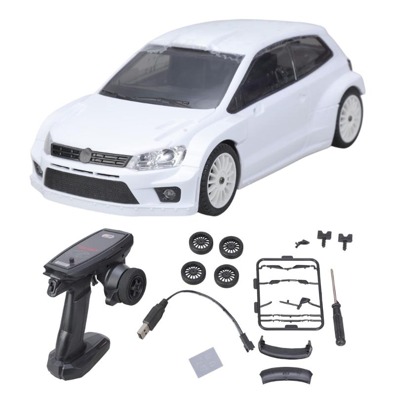 1/28 Remote Control Drift Car 4Wd High Speed Racing Toy with Led Lights for Kids and Adults