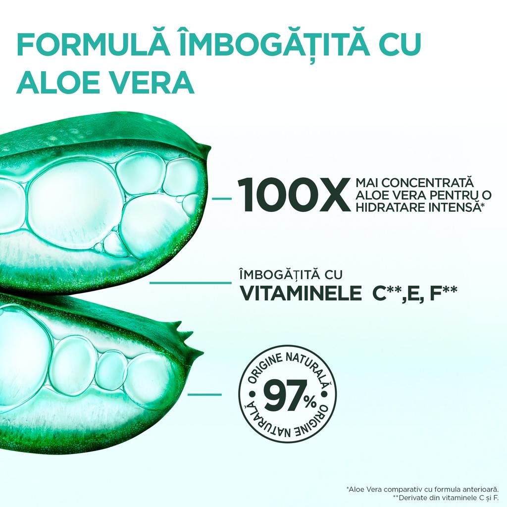 Garnier Fructis Hair Food Aloe Vera Haarmaske 390 ml, Intensive Feuchtigkeit für trockenes, geschädigtes Haar, Leave-In Conditioner