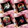 Sports Judo Martial Arts Cushion Cover Pattern Printed Pillowcase for Living Room Sofa Cushion Cover & Bedroom Decor