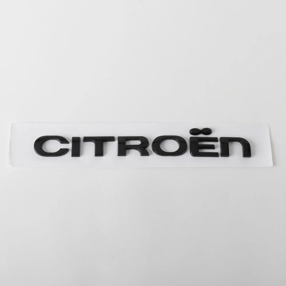 3D ABS Auto Heckklappe Logo Buchstaben Aufkleber Dekoration Zubehör für Citroën C5X C6 DS C3-XR C4L C4 C1 C5 C6 VTS C-ELYSEE