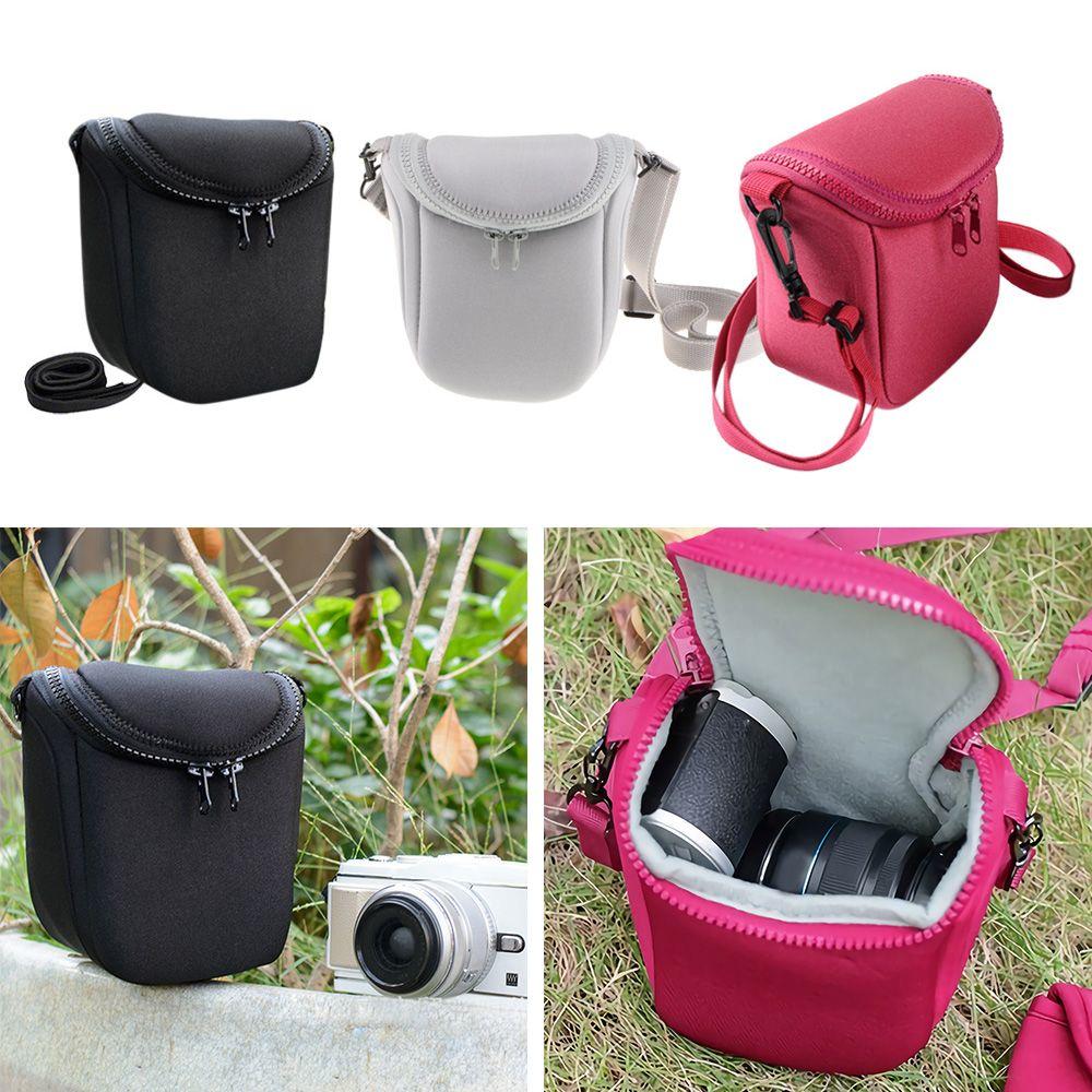 Waterproof Digital Camera Bag Shoulder Strap Photographic Equipment Bag for Sony/FujiFilm/Canon