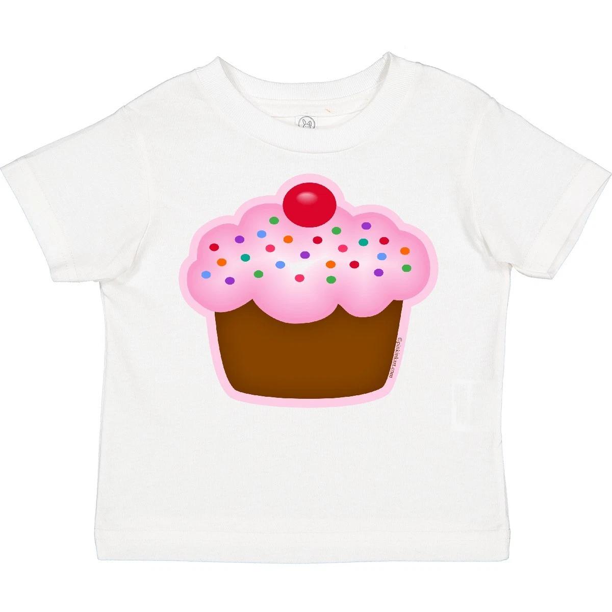 Inktastic Cupcake Toddler kids boys T-Shirt Dessert Cake Food Nickname Sprinkles Sweet Kid 120