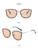 2025 Cat-Eye Metal Sunglasses: Trendy Unisex Large Frame, European & American Street Style (Model 9441)