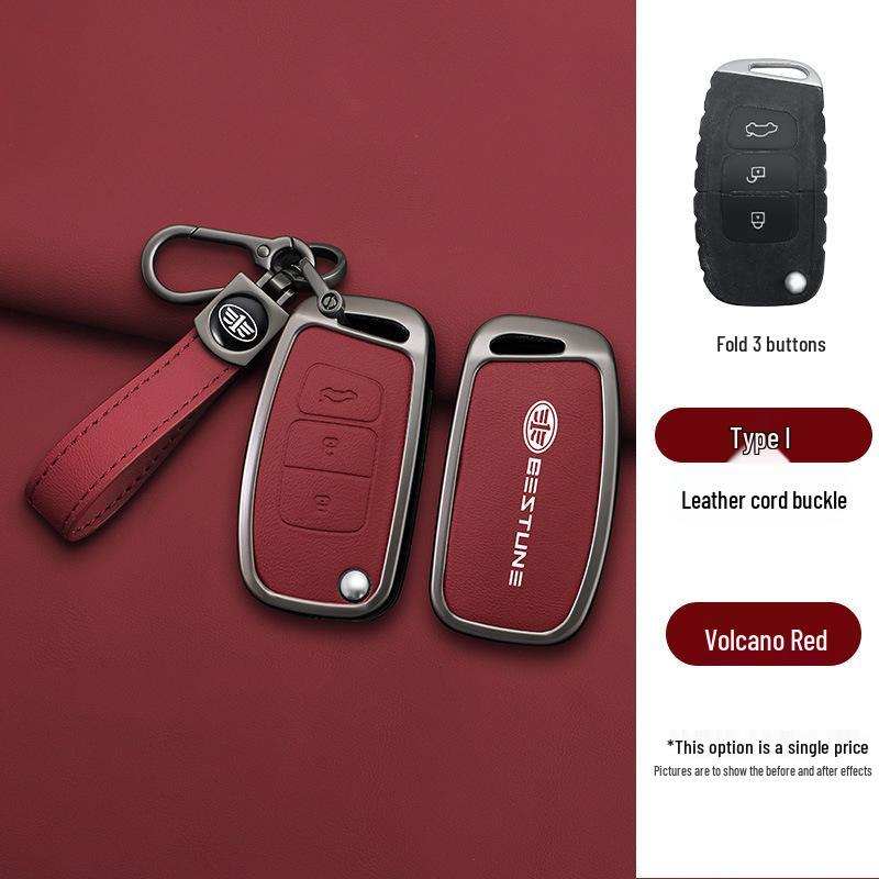 13-18 FAW Besturn X80 Smart Folding Key Cover with Metal Shell