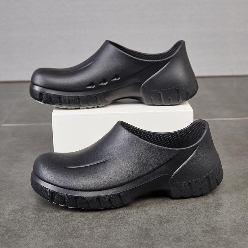 Protiskluzové, vodotěsné, lehké kuchařské boty s tlustou podrážkou, ideální do restaurací