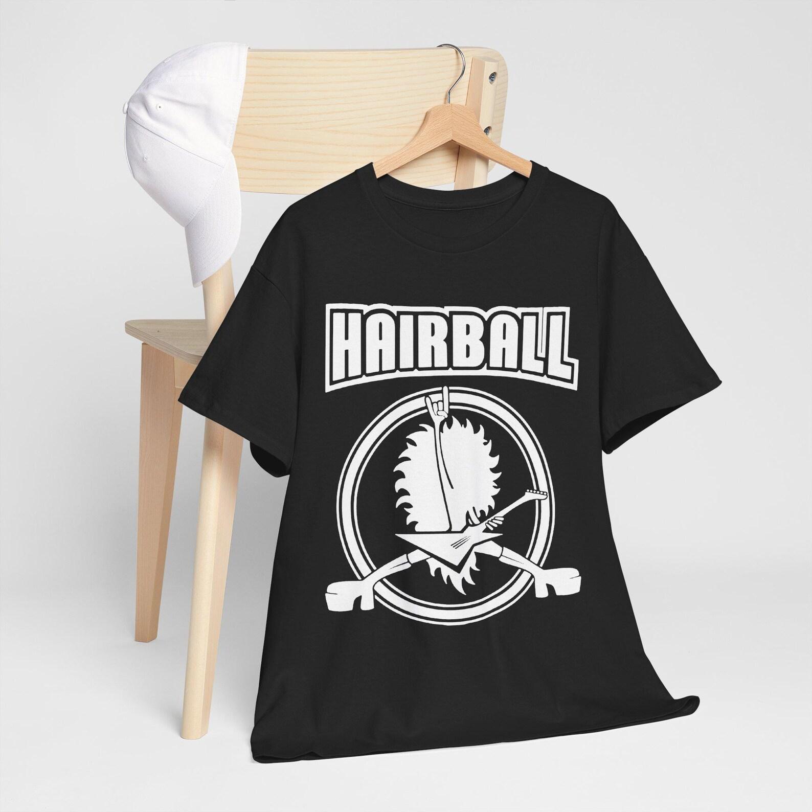 Hairball Band Shirt Vintage Rock Graphic Tee Retro Music Style 3XL