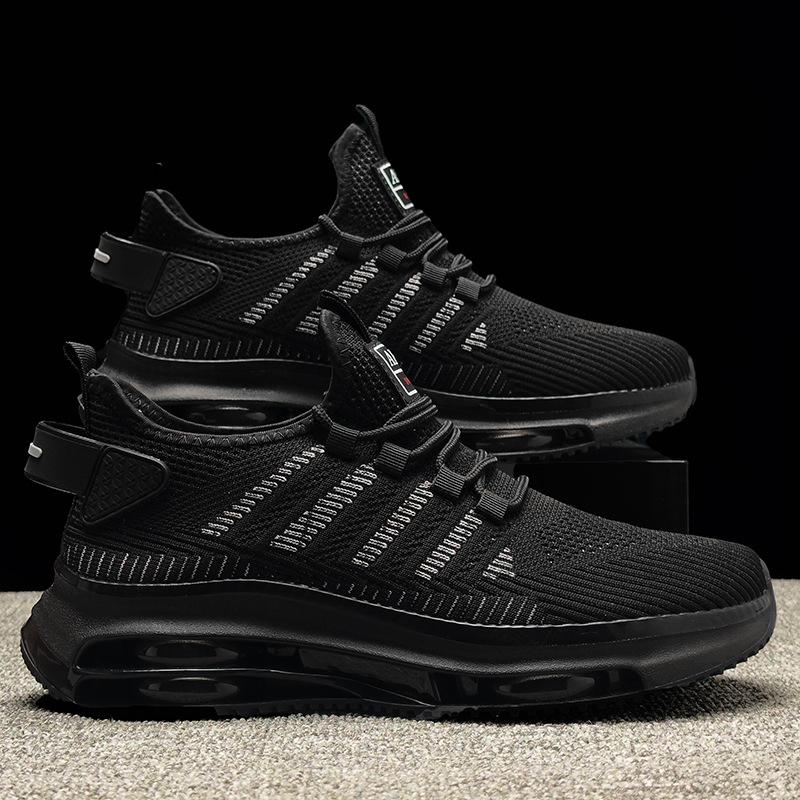 Marathon tide outdoor casual running shoes sports shoes platform ultra-light fly-woven shoes