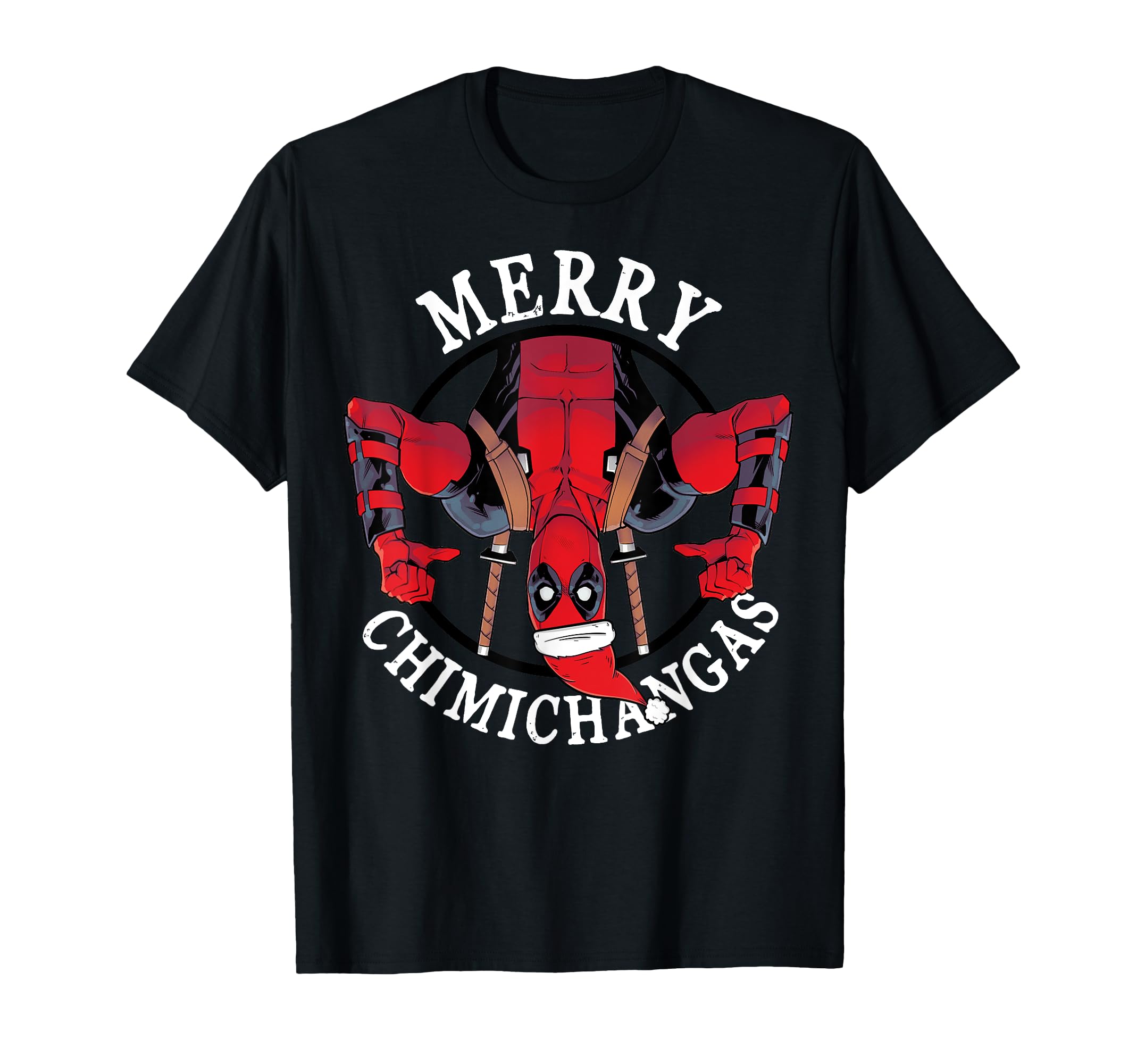 

Marvel Deadpool Merry Chimichanga Hanging Christmas T-Shirt