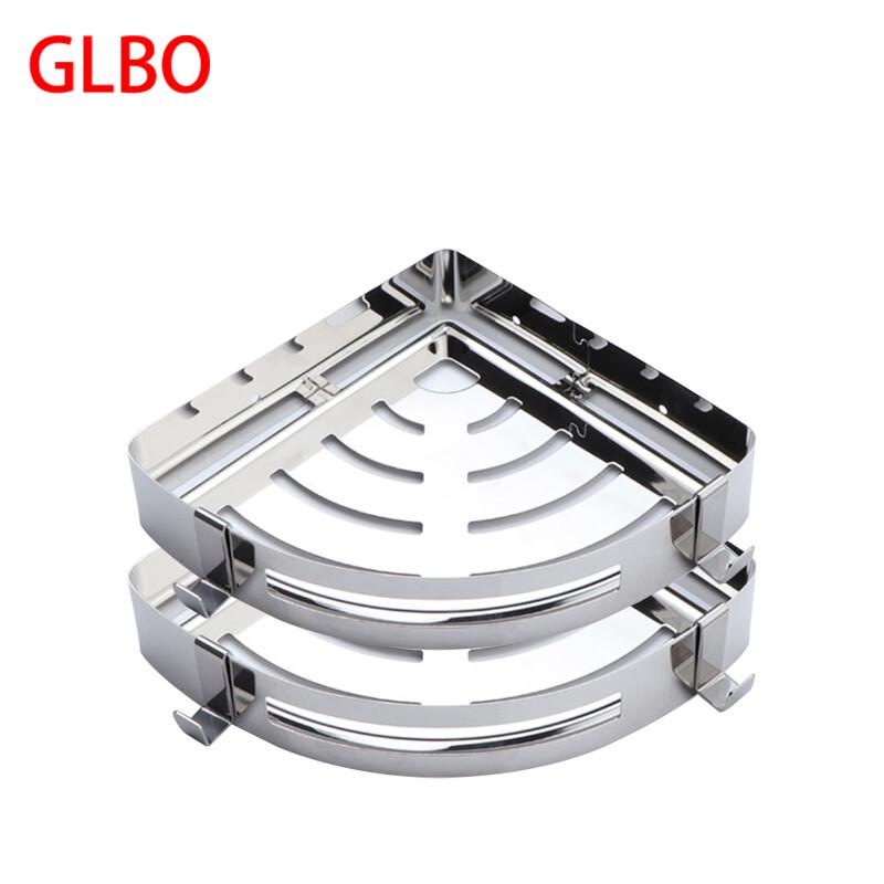 GLBO 304 Stainless Steel Double Layer Corner Shelf