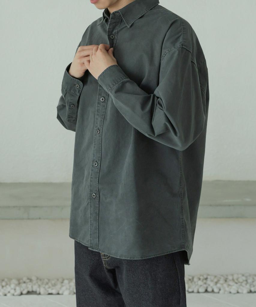 Jikeulib Vintage Pigment Regular Fit Shirt 3 Colors