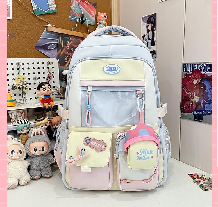 2025 Langlebiger Mehrfachtaschen-Rucksack für Studenten - Großes Fassungsvermögen mit Trolley-Gurt