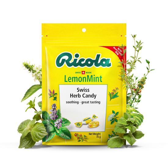 Ricola Zitronenminze 70g, koreanische Snacks