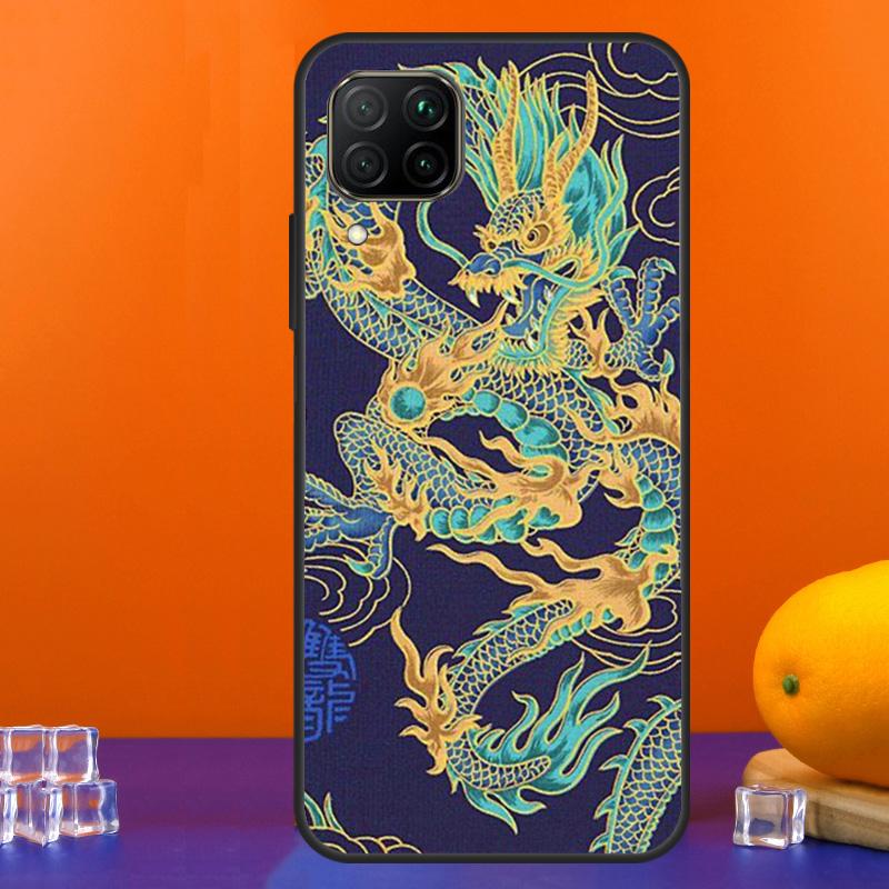 Asian Chinese Dragon For Huawei Nova Y90 Y91 Y60 Y70 Y72 Y61 9 10 SE 12i 12s 11i 5T P60 Pro P20 P30 P40 Lite Case