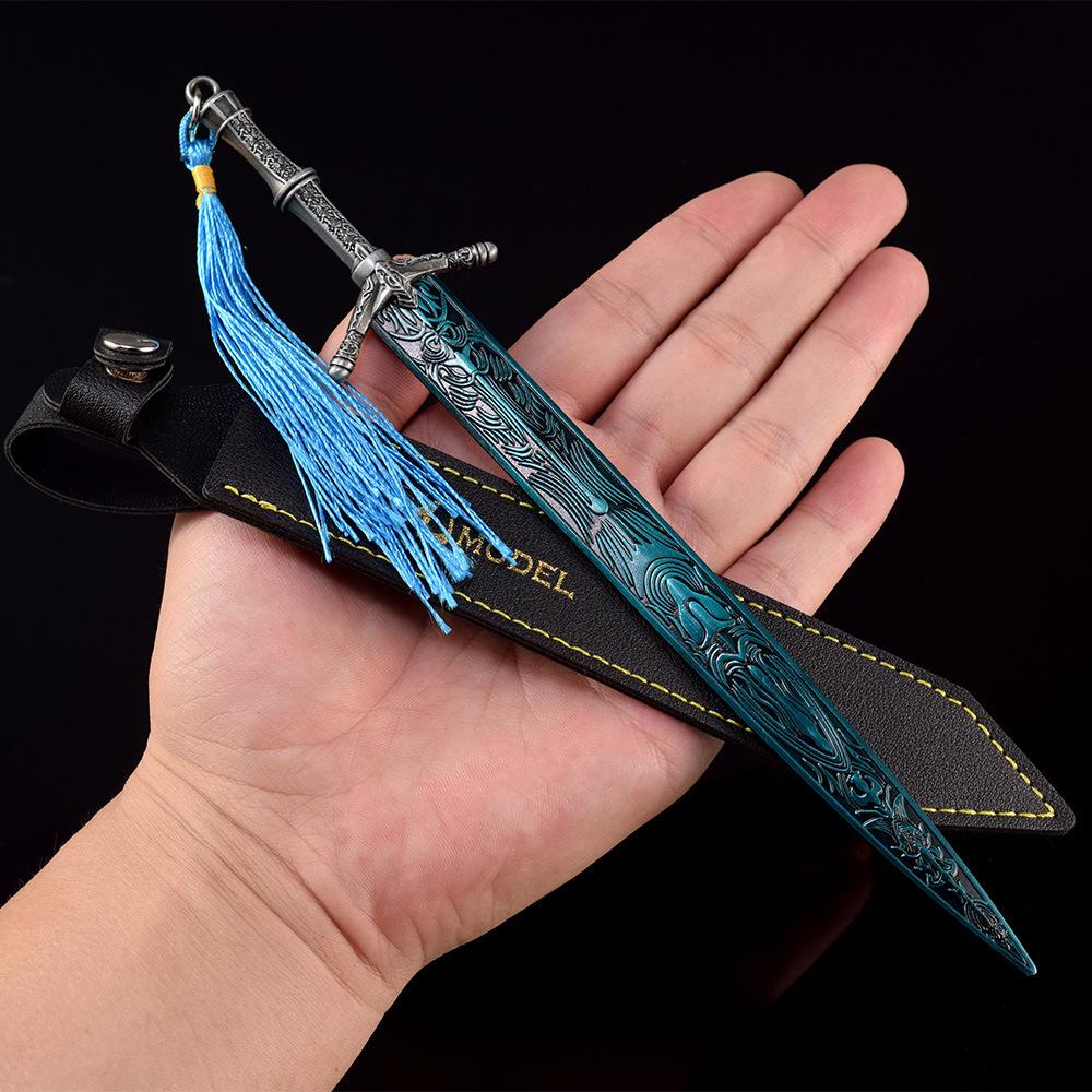 21/30cm Elden Katana Ranni Ice Anime Sword Dark Moon Greatsword Steel Ninja Knife Real Japanese Katana Metal Samurai Sabre Toy