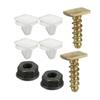 Trim Fastener Clips Metal Nut Plastic Screw Set Wheel