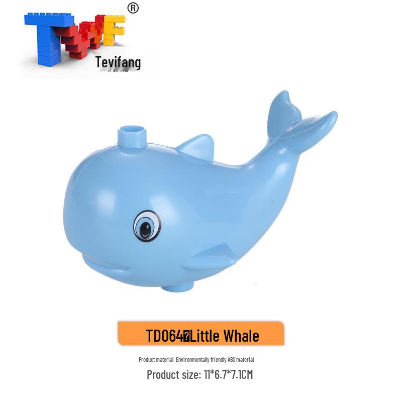 Large Particle Building Blocks: Compatible Prairie Ocean Animal Farm Educational Toys for Kids