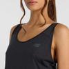 New Balance WT51153 Sport Heather Tank Black for and Top, Women's, Heather, Sports, Yoga, Training, Moisture-Wicking, Quick-Drying