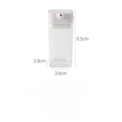 Set di bottiglie per condimenti da cucina Barattolo per condimenti in plastica per la casa Combinazione di bottiglie per olio, sale e zucchero Scatola portaoggetti