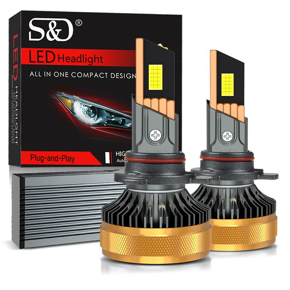 2 Stück H1 H4 H7 LED Scheinwerferlampen Canbus H8 H11 9005 HB3 9006 HB4 9012 Hir2 Turbo Autoscheinwerfer 140W 60000LM 12V 24V Auto 10 Kupferrohrlampe 6000K