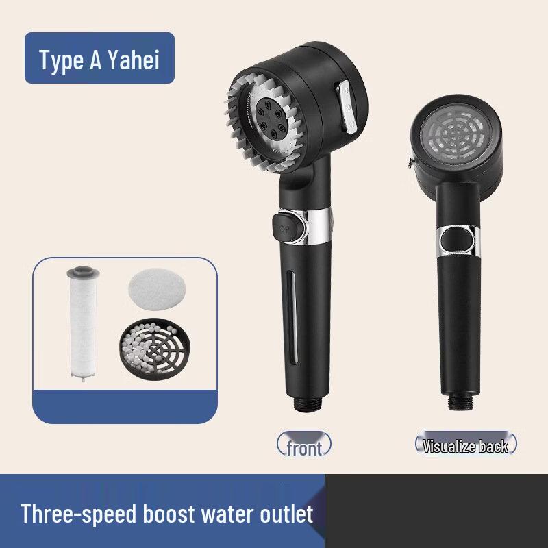 TLXT Filtered Pressurized Shower Head Set