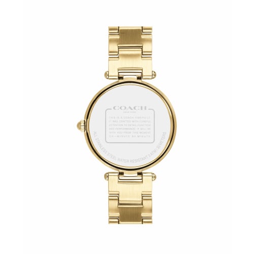 Coach Women's Park Watch, White Dial, Stainless Steel Strap, 14503093 [Official Import]