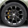 4pcs Car Wheel Center Hub Sticker 56mm Emblem Decal Wheel Sticker for Toyota C-hr Prado Rav4 Yaris Hilux Prius Avensis Corolla Camry