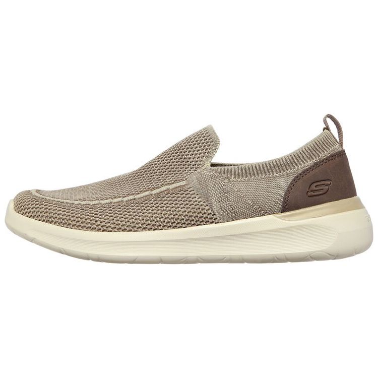 Skechers Lattimore Warner Fabric Mesh Sports Low-Top Lifestyle Shoes Men sneaker Khaki 210275-KHK 42