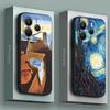 Phone Case for Xiaomi Redmi 15C 14C 12C 13C Redmi Note 15 14 13 12 11 10 Pro Plus 5G 12S Soft Cover Painting Van-Gogh Night Sky