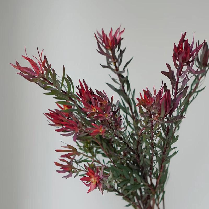 South African Wood Lily & Monstera Silk Wedding Flower Arrangement