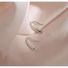 Niche Minimalist Water Drop Stud Earrings - Japanese & Korean Summer Style