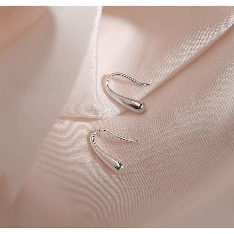 Niche Minimalist Water Drop Stud Earrings - Japanese & Korean Summer Style