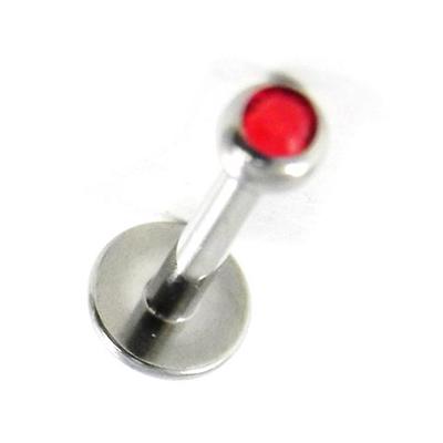 [H9354] - Labret tytanowy 'Fly' czerwony