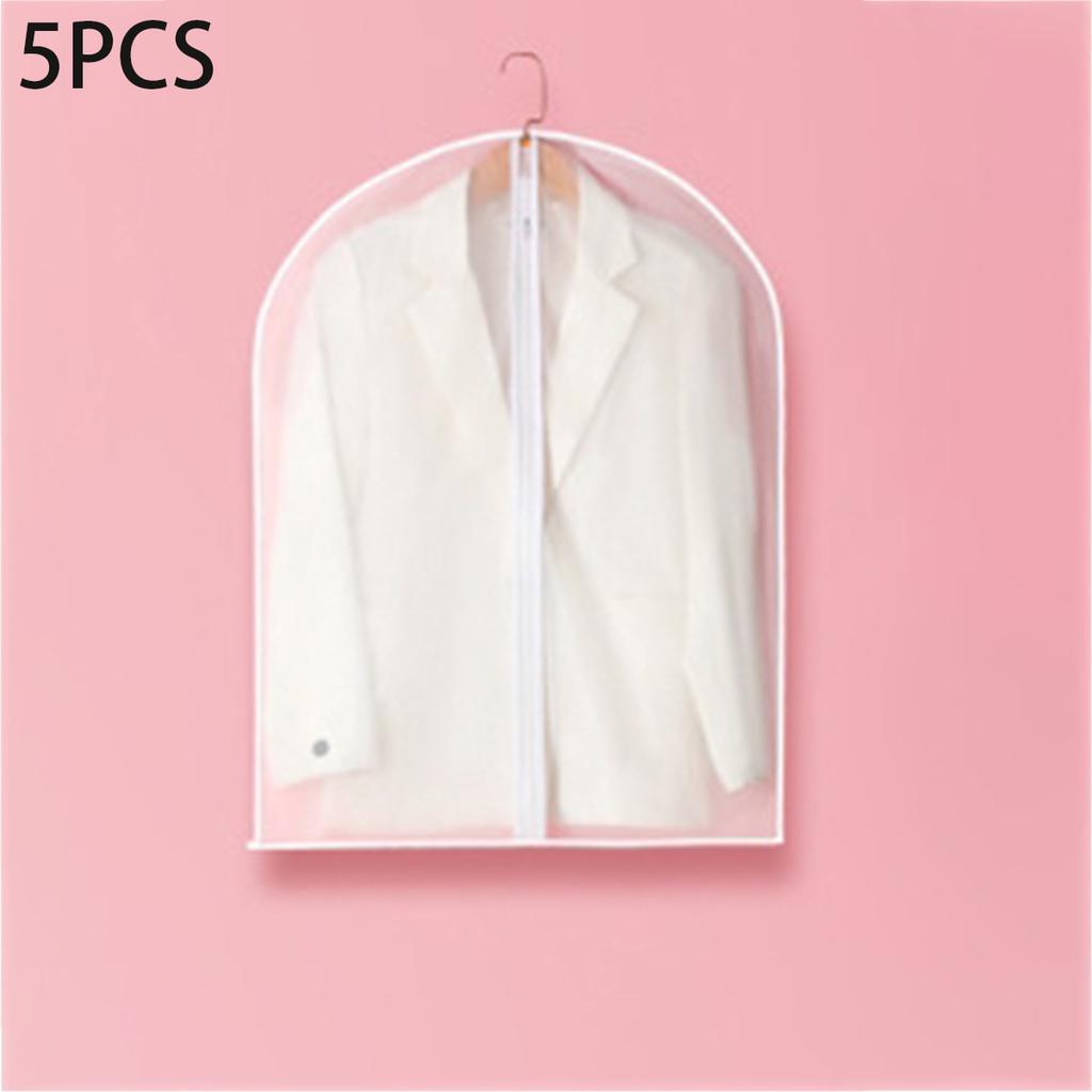 Transparent Clothes Dust Cover Peva Transparent Clothing Cover High-End Dust-Proof Hanging Clothes Bag Dust Bag Stereo Suit Dust-Proof Cover Clothes