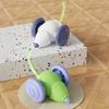 Electric Mouse Cat Toy Motion Activated Automatic Moving Mouse Interactive USB Rechargeable Mouse Toy for Cat Hunting Instinct Anxiety Relief