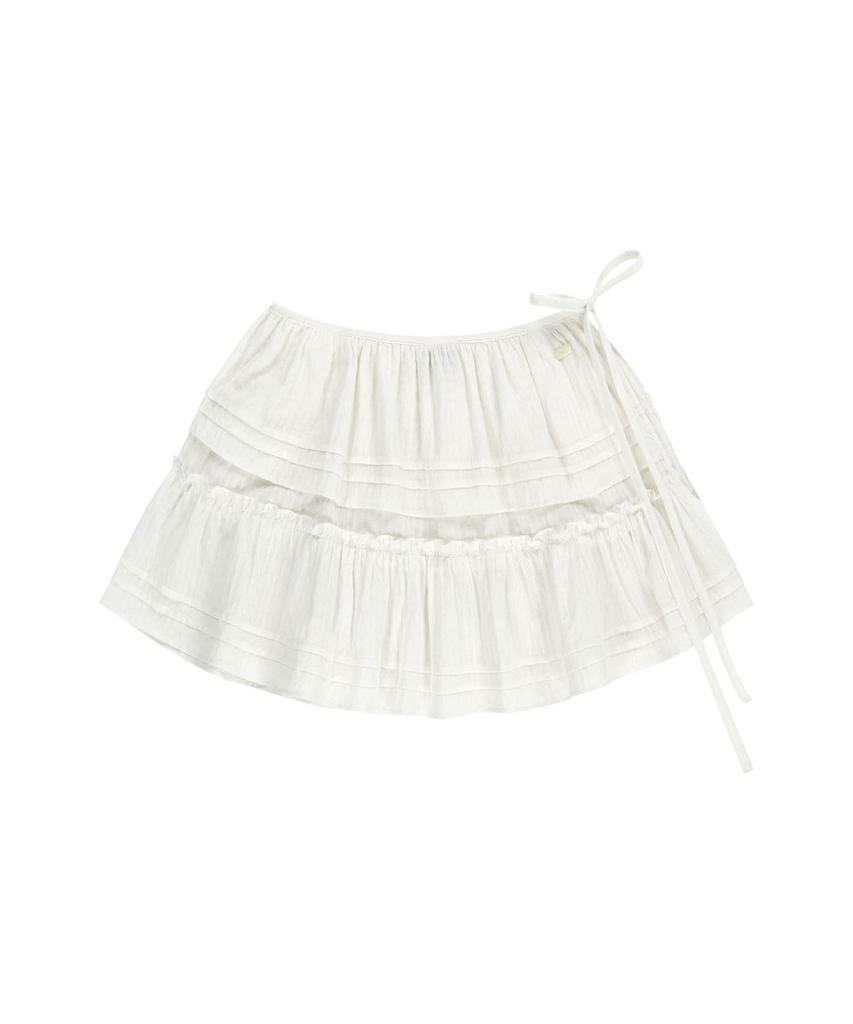 Malittepeulangsowajeobeo W Layered Ruffle Skirt White