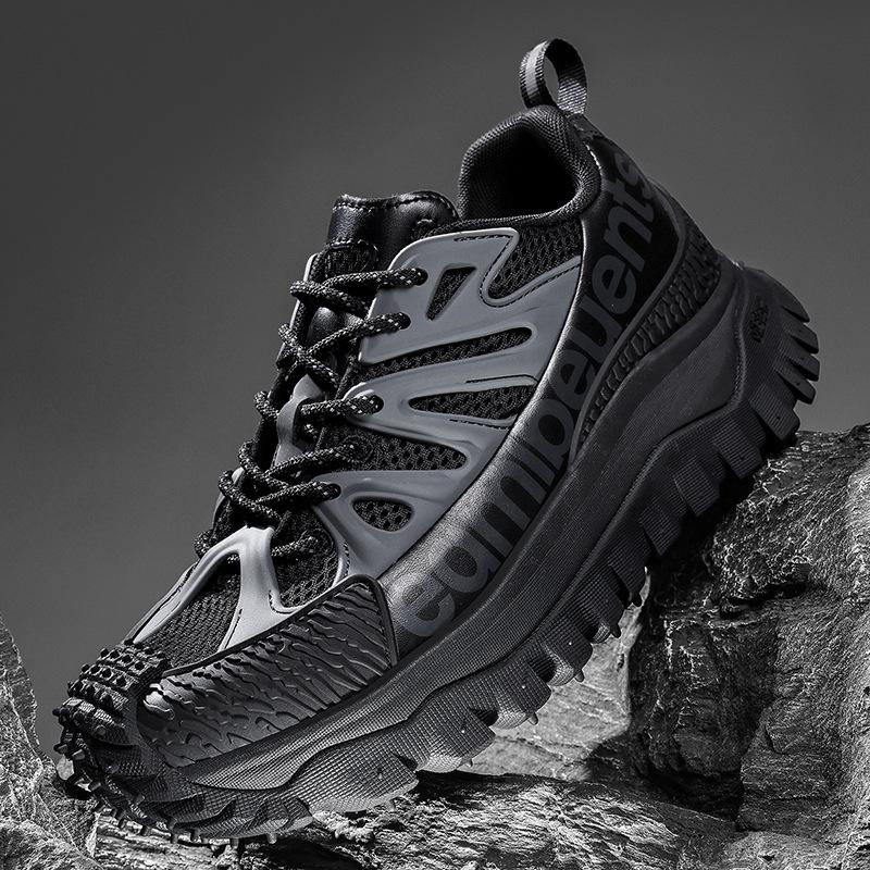Urban commuting high-end comfortable non-slip lightweight outdoor hiking lightweight heightening platform running sports tide shoes