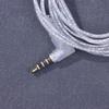 3.5Mm 2Pin In Ear Wired Earphones Kz Silver Plated Kz Earphones Cables Upgrade Cable With Microphone Kz Headphones Wire