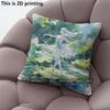 Enchanted Lake Fairy Dancing Throw Pillow Covers Pattern Cushion Cover Suitable For Sofa Bedroom Car Pillow Cover