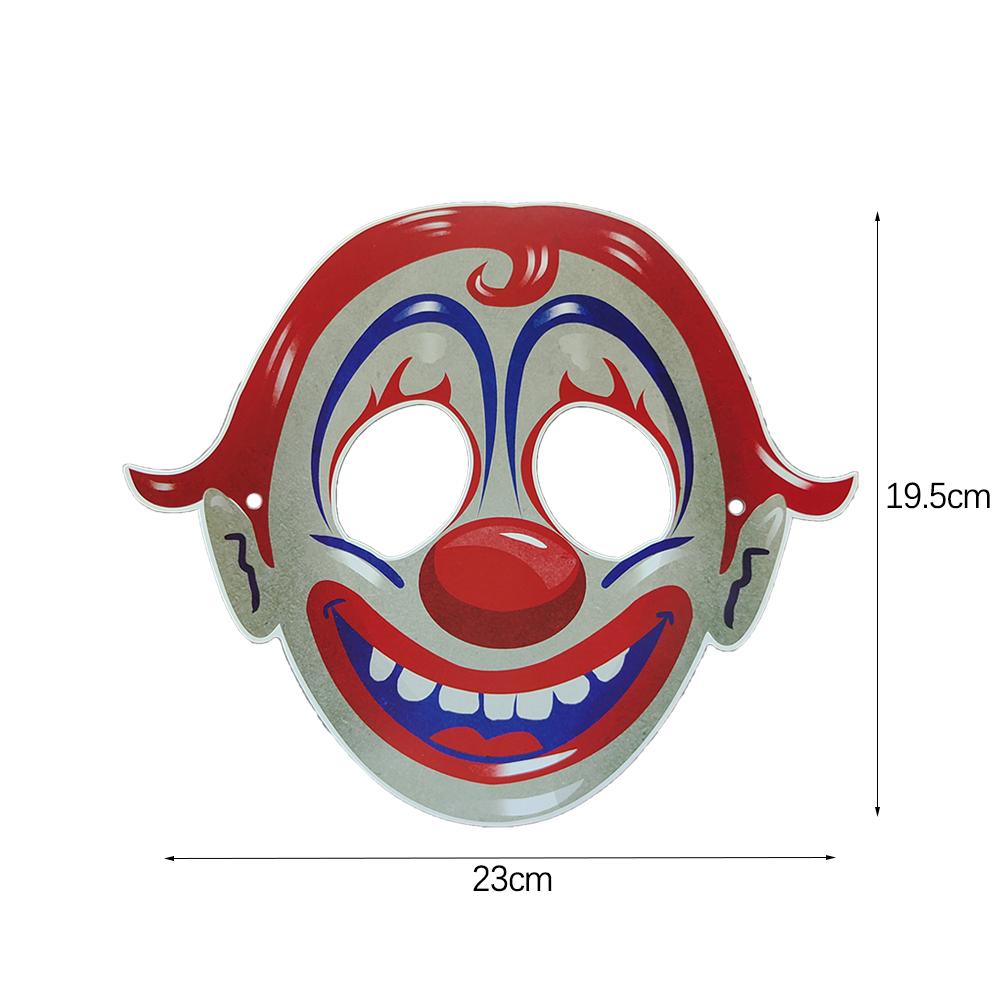 Halloween Paper Mask Skull Zombie Cat Vampire DIY Cosplay Mask for Halloween Party Decorations Supplies Horror Scary Props