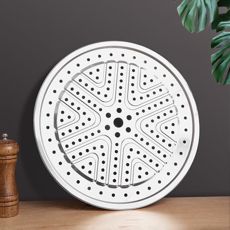 Kangbakh 28cm 3-stöckiger Edelstahl-Dampfgarer