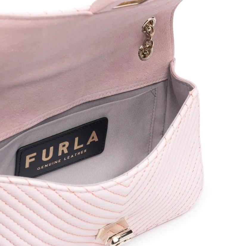 New Furla Pop Star Quilted Leather Crossbody Bag, Shoulder Bag Women's Pink WB00595-A0149-1283S