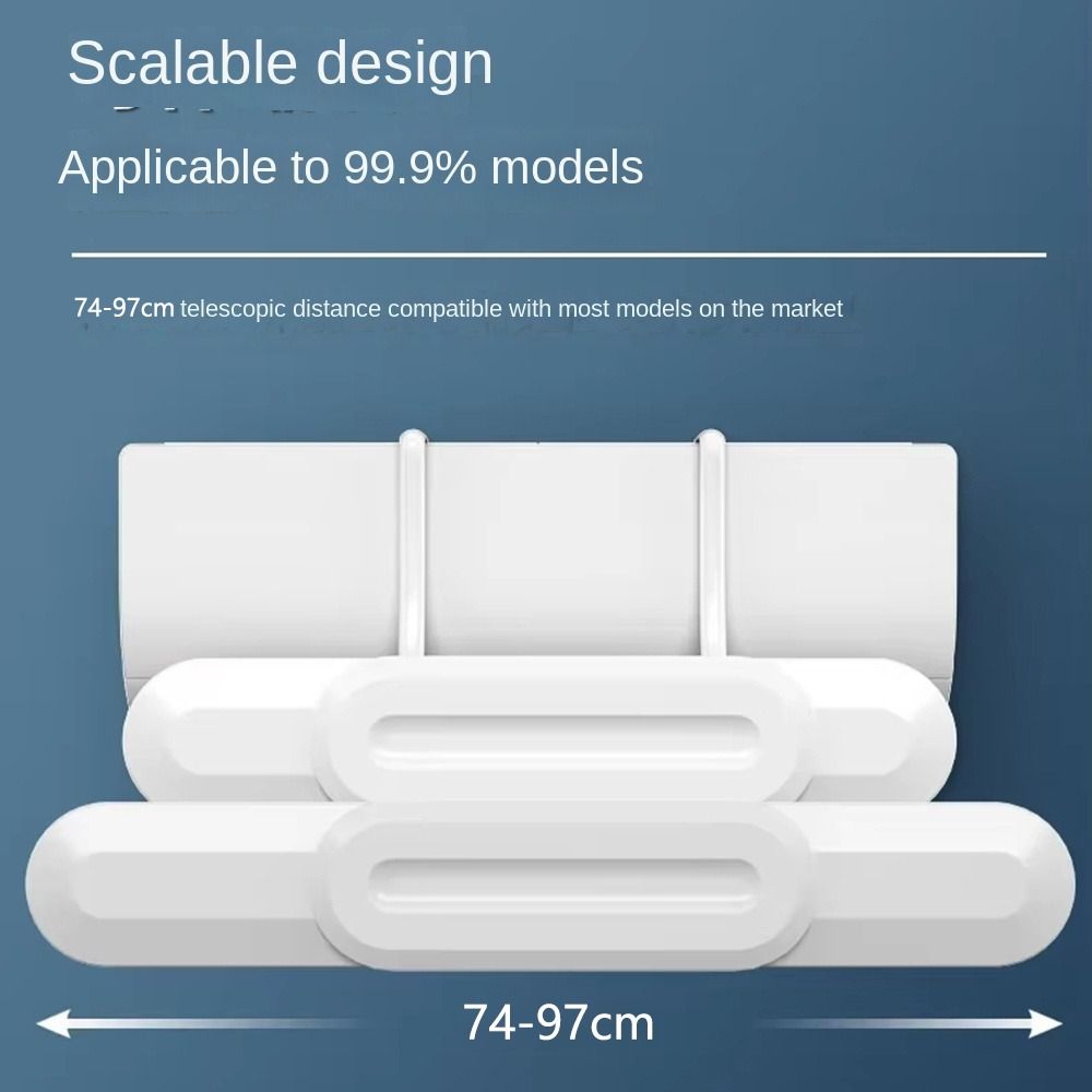 Wall-Mounted Air Conditioning Wind Shield Adjustable Telescopic Air Outlet Baffle  Room