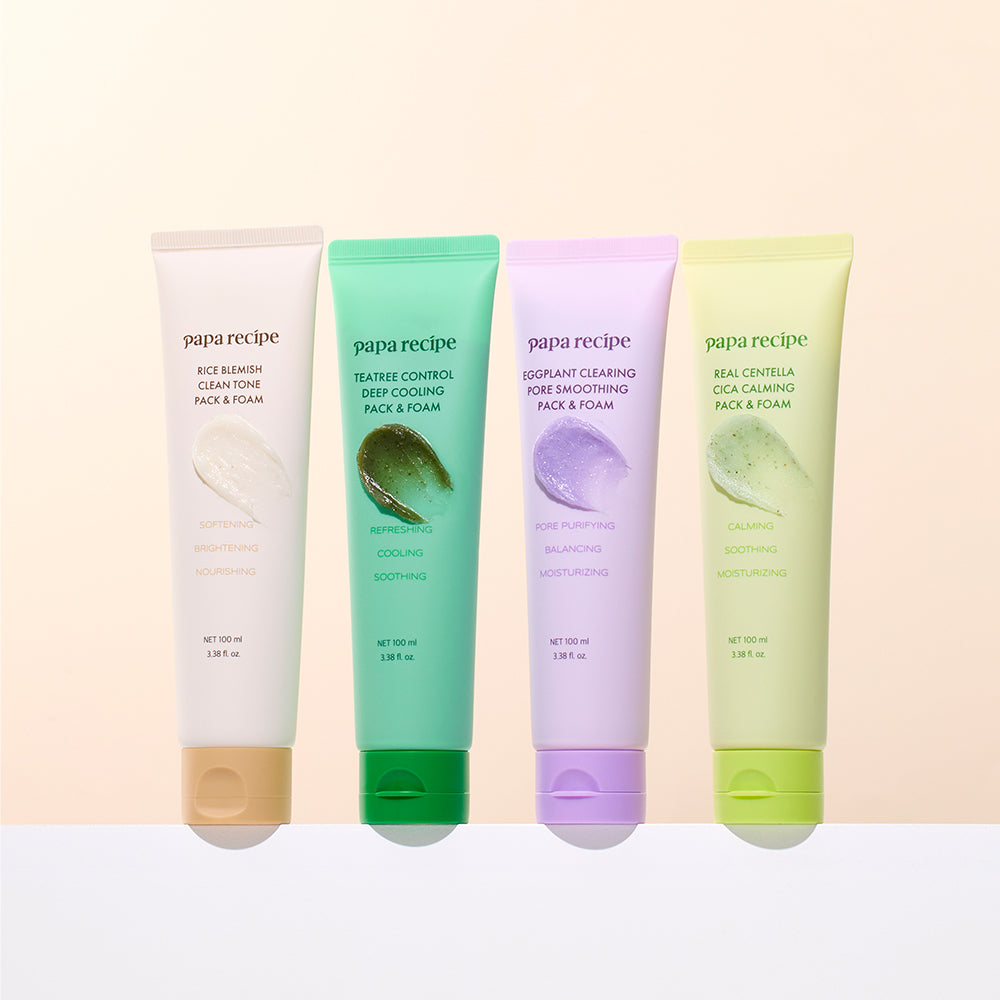 papa recipe Pack & Foam 100ml 3 Scents