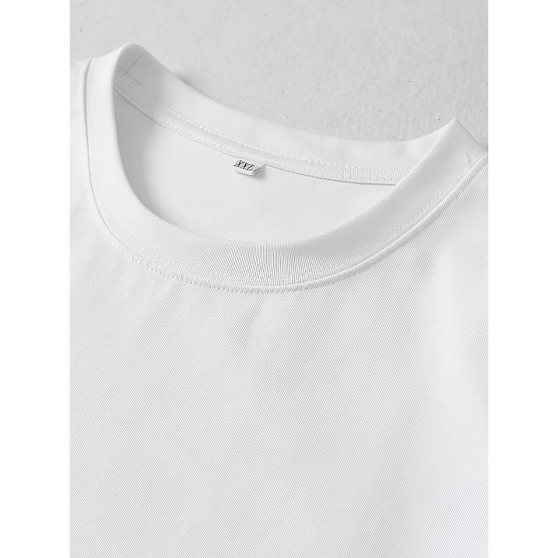 European sizes Men's Inspirational T-Shirt Round Neck, Short Sleeve, Breathable Fabric, Regular Fit, Summer Tee, Black with Golden Scripture Print