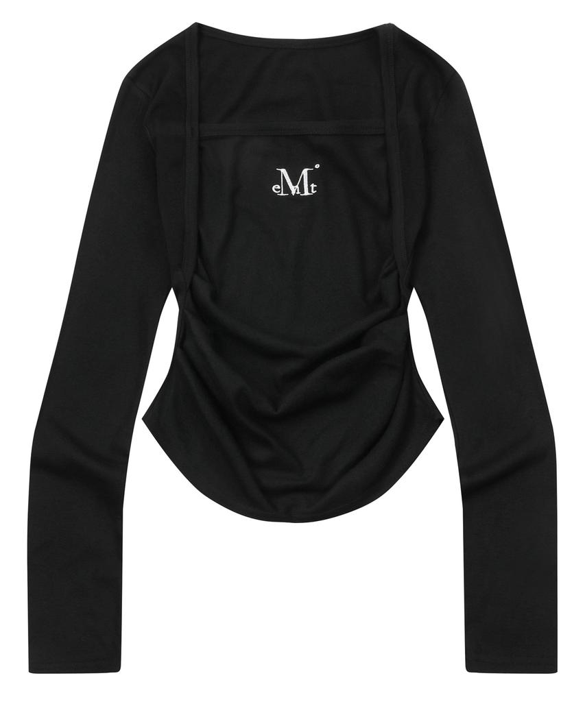 MUCENT Mia Layered Top Cardigan T-Shirt (2 Colors)