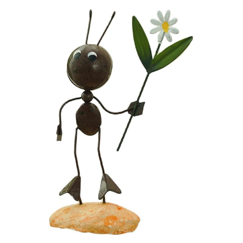 Eisen Ameisen Gartenkunst Skulptur Figur Statue Für Vertikales Pflanzenwachstum Und Dekoration Landschaftsakzent Gartenschmuck