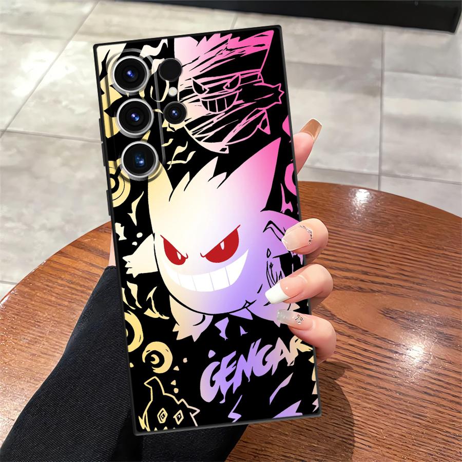 Funda Phone Cover Case for Samsung Galaxy S26 S21 FE S23 S24 Plus Note 20 Ultra 8 9 10 S25 Ultra S20 S10 S9 Cool Gengar Pokemon