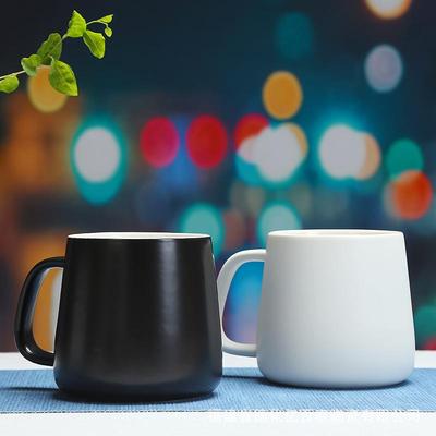 Keramik-Kaffee- und Wasserbecher-Set mit großem Fassungsvermögen: Geschenk für Paare mit individuellem Logo-Druck