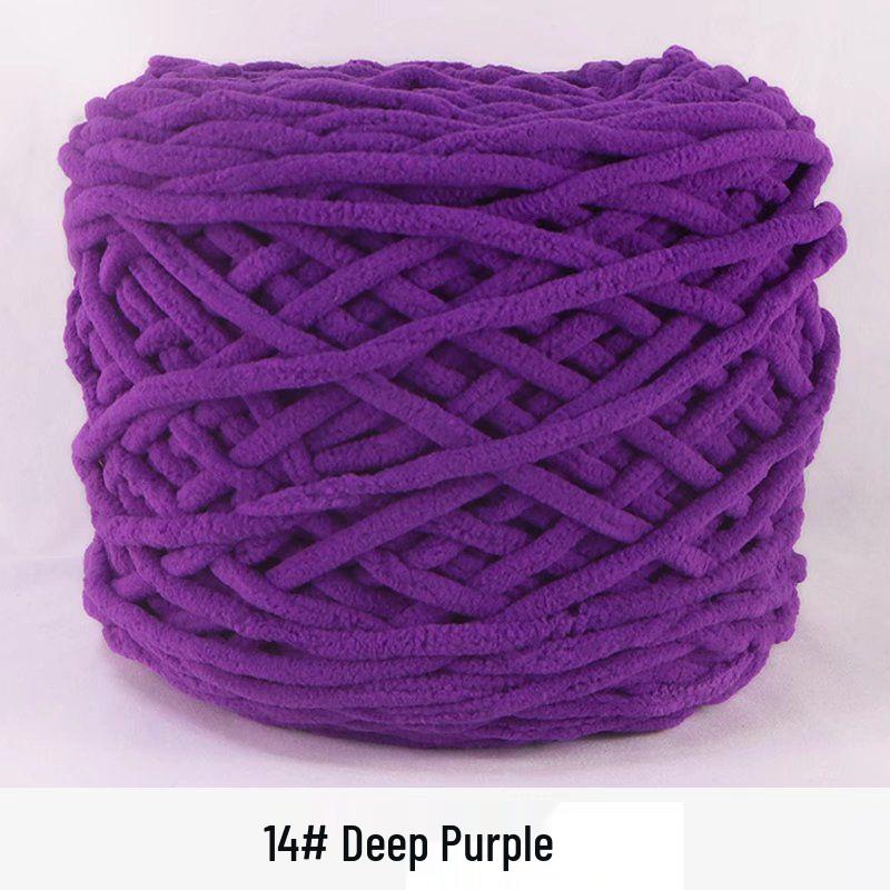 Handgjord Tjock Halsduksgarnboll - Mjuk DIY Stickning & Virkning