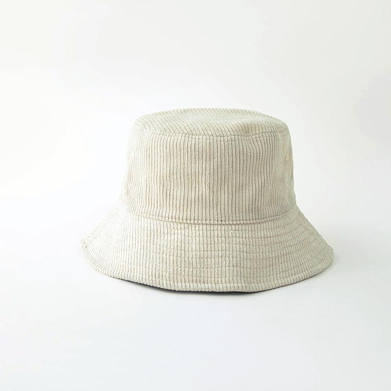 Corduroy Fisherman's Hat Children Versatile Fashion Show Small Face Cold Warm Autumn and Winter Basin Hat